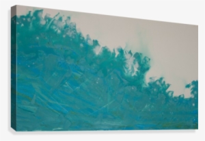Green Wave Canvas Print - Painting