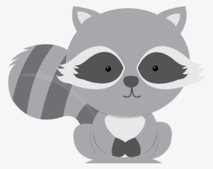 Raccoon Clipart Woodland Baby Fox - Raccoon Woodland Animal Clipart