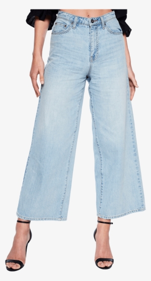 Stevie High & Wide Jean In Colour Winter Sky - Jeans