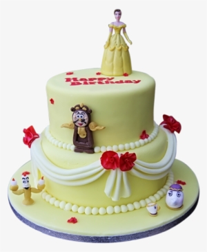 Custom Designed Cakes - Beauty And The Beast Cake Icing