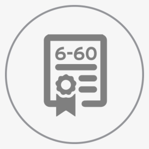 6 To 60 Month Share Certificates - Certificate Icon Png