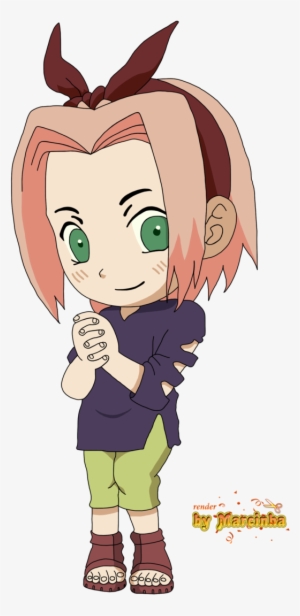 Render Sakura Haruno Childhood By Marcinha20-d4fd378 - Sakura Haruno Chibi Render