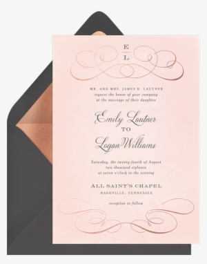 Rose Gold Flourish By Jessica Williams - Foil