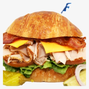 #67 Turkey Club With Bacon - Fast Food