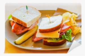 Club Sandwich With Ham And Cheese Wall Mural • Pixers® - Club Sandwich