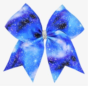 Blue Space I Love Cheer® Hair Bow