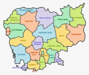 Its Total Landmass Is 181,035 Square Kilometres , Bordered - Cambodia Map Png