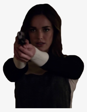 Transparent Jemma Simmons Pointing A Gun At You - Jemma Simmons