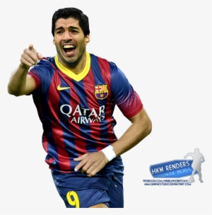Luis Suarez Fcbarcelona By Hkm Graphicstudio - Suarez Barcelona 2016 Png