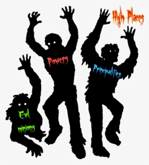 And When They Began To Sing And To Praise, The Lord - Zombie Silhouette Clipart Png