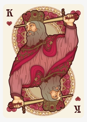 Nouveau Bourgogne, King Of - Playing Card