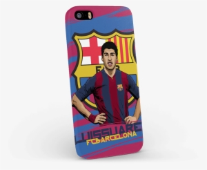 Dailyobjects Luis Suarez Barcelona Blue Case For Iphone - Fc Barcelona