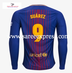 Nike Luis Suarez Barcelona Long Sleeve Home Jersey - Barcelona Trikot Dembele