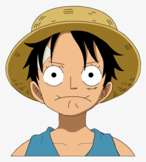 If It's True That A Ships Captain Can Marry Someone, - Monkey D Luffy Face Png