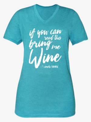 Simply Faithful Wine T-shirt - T-shirt
