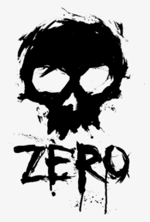 Zero Thomas Skeleton Hands Deck - Zero Skateboards Logo
