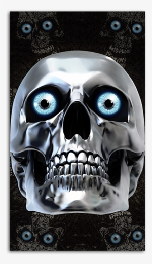 Chrome Skull Mobile Wallpaper - Skull Wallpaper Hd For Mobile