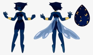 Royal Lapis Lazuli Gender Pronouns - Lapis Lazuli Crystal Gem Outfit