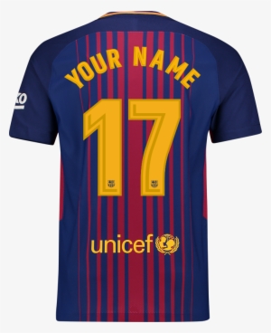 Personalise Your Fc Barcelona Shirt With Your Own Name - Fc Barcelona Jersey Hd
