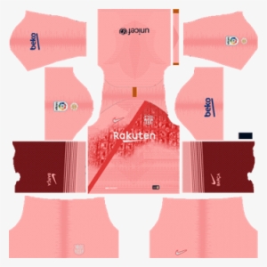 Barcelona Third Kit 2018-19 Dream League Soccer Kits - Kit Dls Barcelona 2019