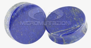 Lapis Lazuli Flat Ear Plug Ear - Ear