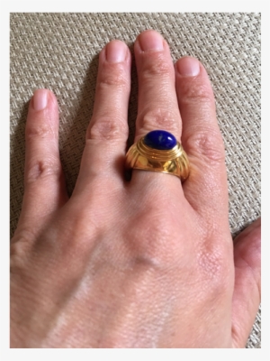 Boucheron Jaipur Lapis Lazuli 18k Yellow Gold Ring - Boucheron