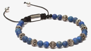 The Macrame Drawstring Styled Bead Bracelet In 6mm - Bracelet