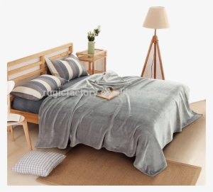 100% Polyester 2ply Plain Flannel Fleece Blankets - Futon