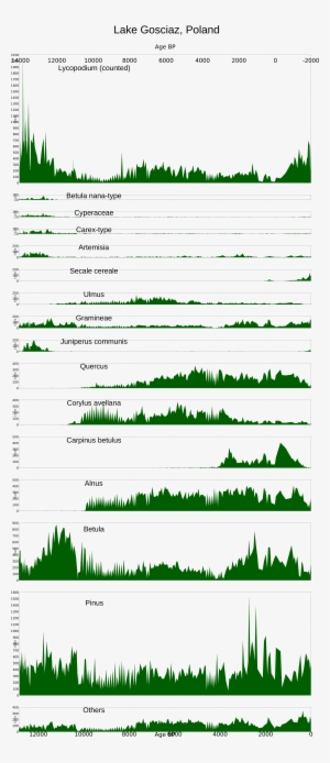 Lake Gosciaz Pollen Giagram - Wikimedia Commons
