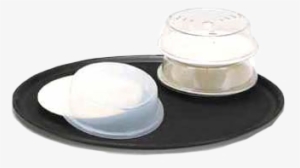 Vollrath Safe Stack Plate Cover Fits Plates 8 1/2' - Vollrath 978-13 Traex Clear Safe Stuck Plate Cover