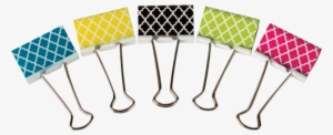 Tcr20669 Moroccan Large Binder Clips Image - Binder Clips Clipart Transparent