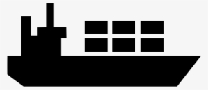Home - Home - Sea - Container Ship Icon Png
