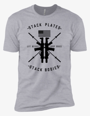 Men's Stack Plates Stack Bodies Tee - Red 5