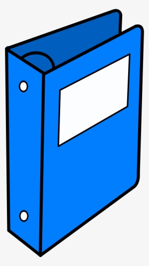 This Free Icons Png Design Of Blue Binder