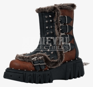 Ezekiel Steampunk Platform Combat Boots - "ezekiel Steampunk Platform Combat Boots"