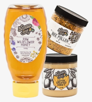Pollen, 1lb Honey & Creamed Honey Gift Box - Wheat Beer