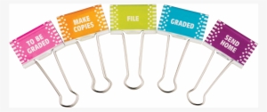 Tcr20690 Classroom Management Large Binder Clips Image