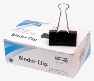 Chrome Binder Clip 51mm (12pc Box Of 2)