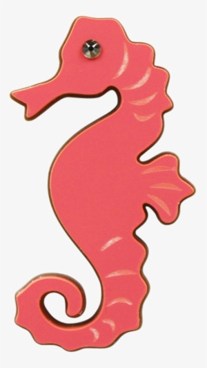 Pink Seahorse Png Free Download - Brooch