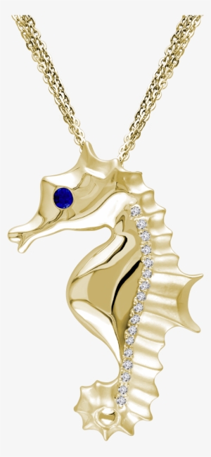 Blue Marlin Seahorse - Sapphire