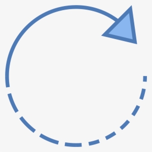 Curved Dotted Arrow Png Download - Icon