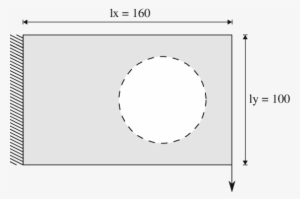 Design Domain For Cantilever Beam With Void Inclusion - Fig.1