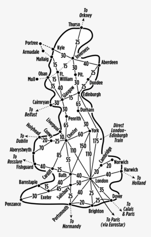 Map Shows Approximate Costs, In $us, For One Way, Second - Diagram