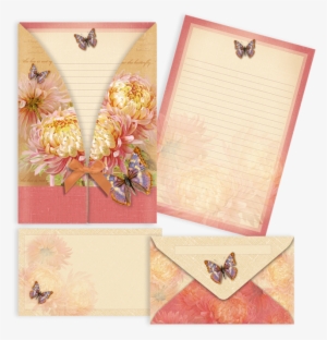 Letter Paper Set - Carson Be Joyful Floral Spring House Flag