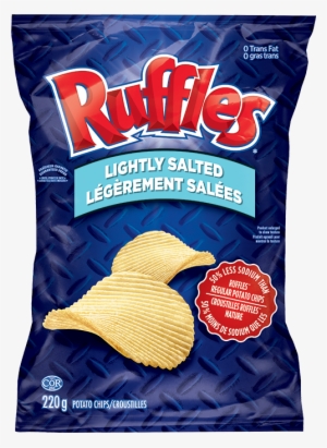 Ruffles® Lightly Salted - Sour Cream Ruffles Chips
