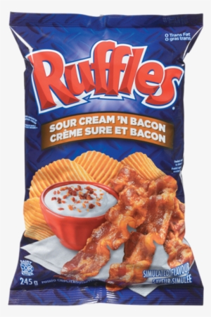 Ruffles Sour Cream & Bacon Potato Chips
