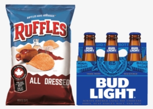 00 For Ruffles® Potato Chips - Ruffles Potato Chips, Cheddar & Sour Cream - 9