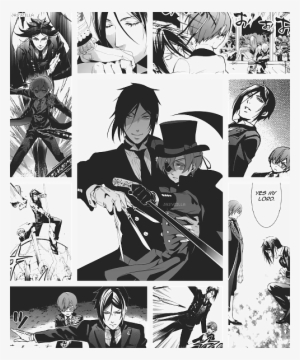 Kuroshitsuji Ciel Phantomhive Sebastian Michaelis Black - Sebastian Michaelis
