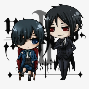 Ciel Sebby By *alicesukishima44 On Deviantart - Black Butler Sebastian Chibi