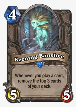 Keening Banshee Card - Mad Hatter Hearthstone